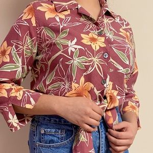 Tommy Bahama floral blouse